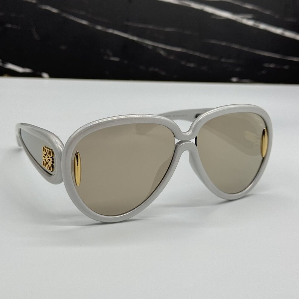 NEW LOEWE LW40132I 24C GRAY UNISEX SUNGLASSES LOEWE